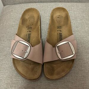 Birkenstock Madrid Sandals EUC in Yomo Lilac size 41